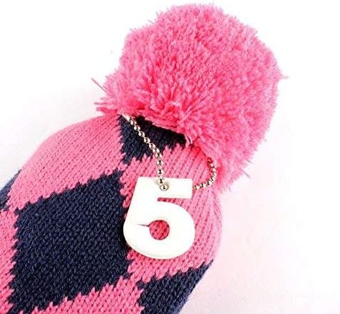 Craftsman Golf Knit Pom Pom 3pcs Headcover Set Vintange Sock Covers for Driver and Woods in Saudi Arabia