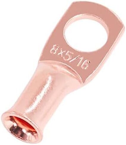 25pcs 4/0 AWG-3/8(M10) Battery Lugs,Ring Terminals,Terminal Connectors,Heavy Duty Cable Lugs,Battery Cable Ends in Saudi Arabia