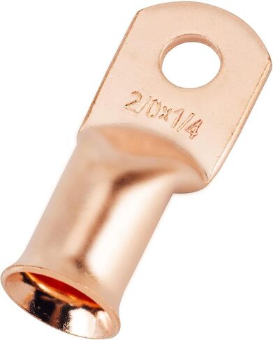 25pcs 4/0 AWG-3/8(M10) Battery Lugs,Ring Terminals,Terminal Connectors,Heavy Duty Cable Lugs,Battery Cable Ends in Saudi Arabia