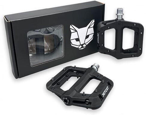 Mountain Bike Pedals Flat - MTB Pedals Flat, Bicycle Pedals for BMX/MTN/Road/Gravel/EBike, BMX Pedals, Flat Platform Pedals, Adults & Kids Bike Pedals as Replacement Upgrades Parts 9/16 in Saudi Arabia