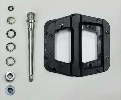 Mountain Bike Pedals Flat - MTB Pedals Flat, Bicycle Pedals for BMX/MTN/Road/Gravel/EBike, BMX Pedals, Flat Platform Pedals, Adults & Kids Bike Pedals as Replacement Upgrades Parts 9/16 in Saudi Arabia