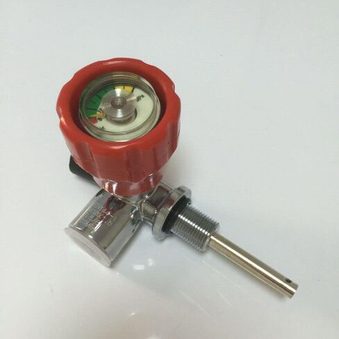 PCP Scuba Tank Valve 4500 psi M18X1.5 for Air Tank Paintball Diving (Gray, AQS-M1) in Saudi Arabia