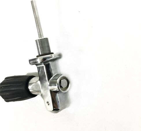 PCP Scuba Tank Valve 4500 psi M18X1.5 for Air Tank Paintball Diving (Gray, AQS-M1) in Saudi Arabia