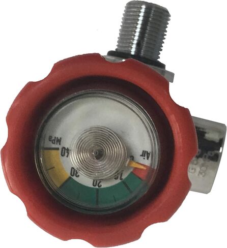 PCP Scuba Tank Valve 4500 psi M18X1.5 for Air Tank Paintball Diving (Gray, AQS-M1) in Saudi Arabia