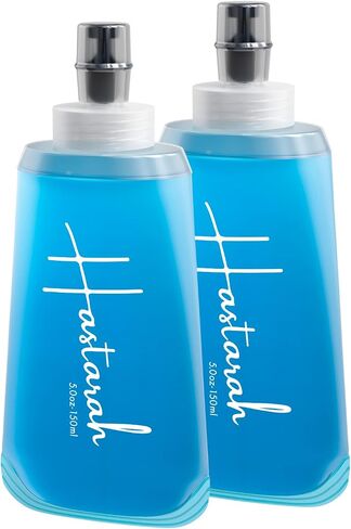 Running Water Bottle Hand Held- Flexible Running Bottle| Collapses As You Drink, Soft Flask Running Bottles, Handheld Water Bottles for Runners Water Bottle, Soft Water Bottles (5oz-Twin) in Saudi Arabia