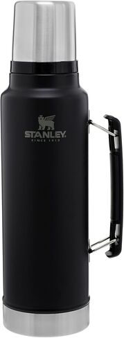 Stanley Classic Vacuum Insulated Wide Mouth Bottle -BPA-Free 18/8 Stainless Steel Thermos for Cold & Hot Beverages in Saudi Arabia