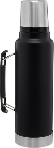 Stanley Classic Vacuum Insulated Wide Mouth Bottle -BPA-Free 18/8 Stainless Steel Thermos for Cold & Hot Beverages in Saudi Arabia