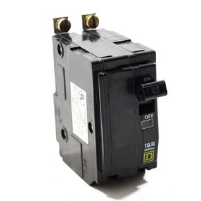 Square D QOB220 Bolt On Circuit Breaker 2P 20 Amp 120/240Vac/48Vdc