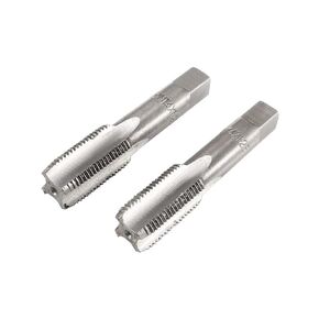 1 Pair Metric Hand Tap,Wide Applications Tapping Tools,Alloy Tool Steel Bottom & Taper Screw Tap Set(M14x1.5)