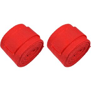 2 Pieces Cotton Boxing Wraps Elastic Boxing Hand Wraps Boxing Gloves Wrist Compression Bandage Bulk Martial Arts Sports Handwraps for Muay Thai MMA Kickboxing Training Gym - 3 Colors,138 inches