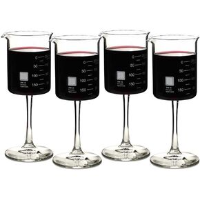 Periodic Tableware Laboratory Beaker Wine Glasses