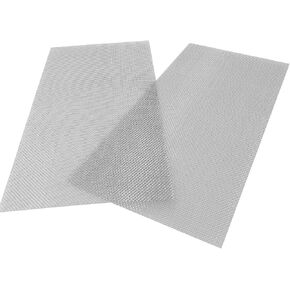 Longdex Reinforcing Mesh 2PCS 25x12.5cm 304 Stainless Steel 20 Mesh Woven Wire Wire Mesh Screen for Bumper Kayak Thermoplastic Repairs