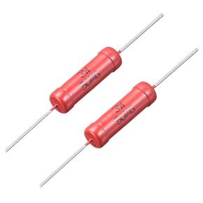 uxcell 3W Power Rating 50M Ohm High Voltage Glass Glaze Electric Film Resistor 2 Pcs