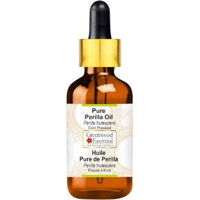 Pure Perilla Oil (Perilla frutescens) with Glass Dropper Cold Pressed 5ml (0.16 oz)