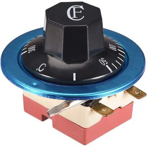 uxcell NC AC 250 16A 50-300C Temperature Control Switch Capillary Thermostat for Oven Refrigerator Heater, 2m Length