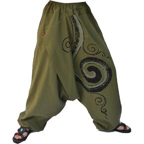 Siamrose Harem Pants Men Women Yoga Lounge Pants 2 pockets cotton