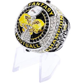 2024 Fantasy Football Championship Trophy Ring Award Prize Sports Winner FFL Champion Ring