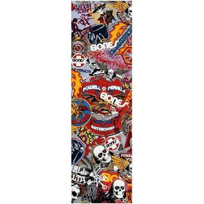 Powell Peralta Skateboard Griptape OG Stickers White 10.5" x 33" Grip Sheet in Saudi Arabia