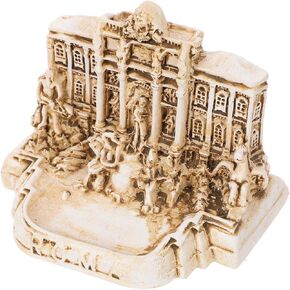 Ciieeo Roman Architectural Model Desktop Trevi Fountain Church Decor Unique Trevi Fountain Church Decor Trevi Fountain Church Model Decorative Trevi Fountain Church Resin Building Crafts
