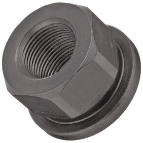 TE-CO Flanged Hex Nut, 12L14 Steel with Black Oxide Finish, UNF 1/2-20 Thread Size (5-Pack)