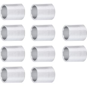 Unthreaded Spacers, OD 10mm ID 8mm Aluminum Alloy Column Unthreaded Structural Support Fittings for Workpiece Connecting(12mm)