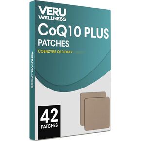 CoQ10 Plus Daily - Self Adhesive Coenzyme Q10, 8-10 Hours (42 Day Supply)