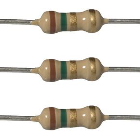 10EP5121R50 1.5 Ohm Resistors, 1/2 W, 5% (Pack of 10)
