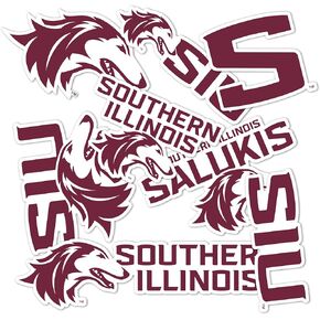 Desert Cactus Southern Illinois University SIU Salukis Stickers Vinyl Decals Laptop Water Bottle Car Scrapbook T2 (Type 2)