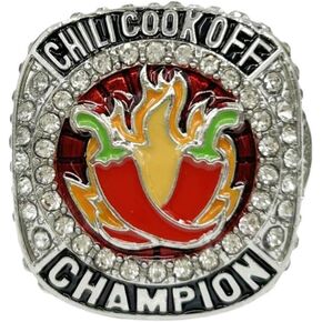 Customize Chili Cook Off Championship Trophy Ring Chili Cook Off Championship Trophy Award