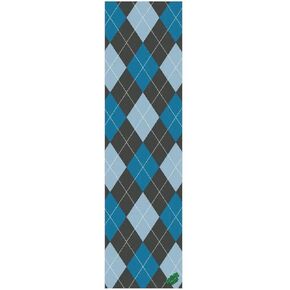 Mob Skateboard Griptape Argyle Graphic 9''x33'' Grip Tape Sheet, Multicolor
