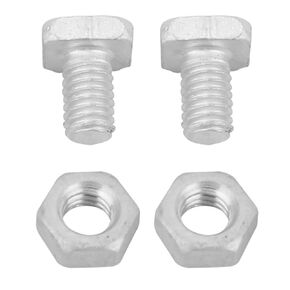 Mumusuki Screws and Nuts Greenhouse Aluminum Hardware Set M6 x 12 mm 50 Pieces Screws + 50 Pieces Nuts