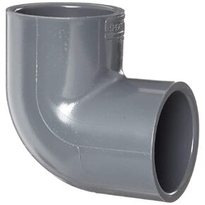 Spears 806 Series PVC Pipe Fitting, 90 Degree Elbow, Schedule 80, 3" Socket