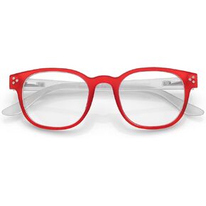 Blue Light Blocking Reading Glasses for Women Men Clear Lens Retro Square Reader