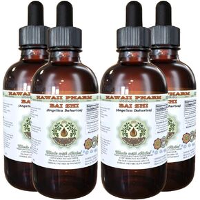 Hawaii Pharm Bai Zhi Alcohol-FREE Liquid Extract, Bai Zhi, Dahurian Angelica (Angelica Dahurica) Root Glycerite Natural Herbal Supplement 2 oz in Saudi Arabia