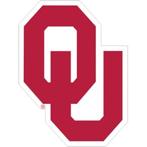 Craftique Oklahoma Sooners, Large Premium Die Cut Decal, CORN-HOLE, Made in the USA