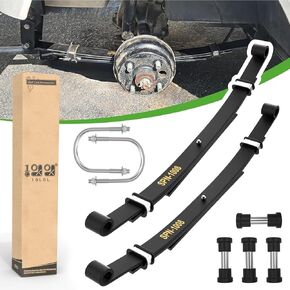 10L0L Golf Cart Heavy Duty Rear 3-Leaf Spring Kit for Club Car DS, Enhance Comfort and Stability on Your Driving Replaces OEM #102006501 1014675 1011149 1012618