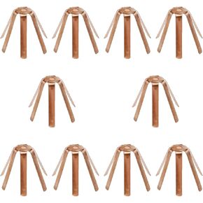 10pcs Universal Golf Brass Adapter Shims 6 Legs Golf Shaft Shims for 335 .350 .355 .370 Shaft Golf Accessories