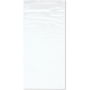 Plymor 8" x 16" (Pack of 100), 2 Mil Zipper Reclosable Plastic Bags