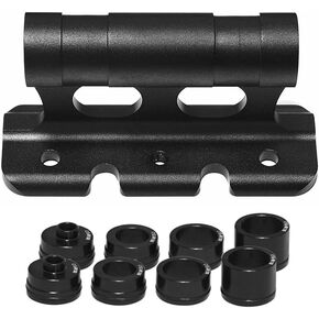 HUIOP Bike Fork Mount, Bike Fork Mount Quick Release Thru Axle Carriers Front Fork Block Car Roof Rack Carriers for 5x100mm 12x100mm 15x100mm 15x110mm