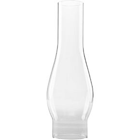 Light of Mine | 2 5/8" x 10" Oil Lamp Globe Replacement Lamp | Oil Lamp Chimney | Hurricane Lamp Glass Replacement | Clear Smooth Top Chimney for Rayo & Central Draft Burners