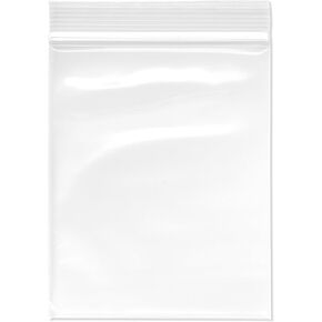 Plymor 4" x 5" (Pack of 100), 4 Mil Heavy Duty Zipper Reclosable Plastic Bags