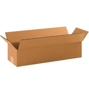 18 x 6 x 4 Corrugated Cardboard Boxes, Long 18"L x 6"W x 4"H, Pack of 25 | Shipping, Packaging, Moving, Storage Box for Home or Business, Strong Wholesale Bulk Boxes