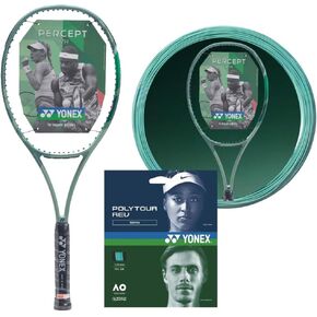 Yonex Percept 97H Tennis Racquet Strung with Yonex Mint POLYTOUR Rev 125 Tennis String