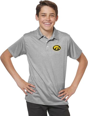 Little King NCAA Youth Boys Polo Shirt-Polyester-Oxford-Sizes YS YM YL YXL in Saudi Arabia