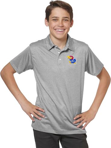 Little King NCAA Youth Boys Polo Shirt-Polyester-Oxford-Sizes YS YM YL YXL in Saudi Arabia