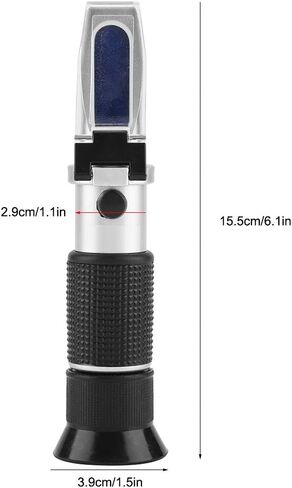 3 in 1 Refractometer, Portable Hand Held Grape and Wine Alcohol Refractometer for restautant, Vineyard, Chateau Wine, Family Dinner 0-25% Vol 0-40% 0-22 Dual Scale in Saudi Arabia