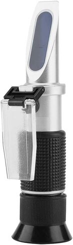 3 in 1 Refractometer, Portable Hand Held Grape and Wine Alcohol Refractometer for restautant, Vineyard, Chateau Wine, Family Dinner 0-25% Vol 0-40% 0-22 Dual Scale in Saudi Arabia