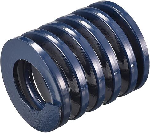 uxcell 3D Printer Die Spring, 35mm OD 85mm Long Spiral Stamping Light Load Compression Mould Die Springs for 3D Printer Electric Part, Blue in Saudi Arabia