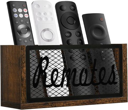 حامل جهاز التحكم عن بعد، حامل جهاز التحكم عن بعد للتلفزيون مثبت على الحائط، علبة منظم جهاز التحكم عن بعد للطاولة، منظم التحكم عن بعد لغرفة المعيشة وغرفة النوم وديكور المنزل in Kuwait