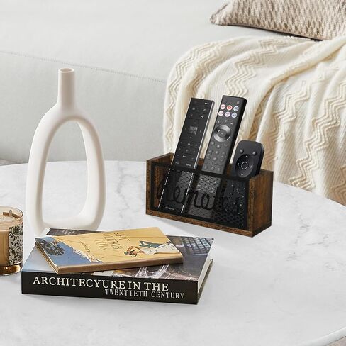 حامل جهاز التحكم عن بعد، حامل جهاز التحكم عن بعد للتلفزيون مثبت على الحائط، علبة منظم جهاز التحكم عن بعد للطاولة، منظم التحكم عن بعد لغرفة المعيشة وغرفة النوم وديكور المنزل in Kuwait